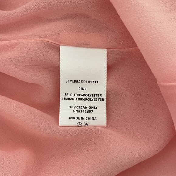 ASTR The Label Women's Babydoll Mini Dress Medium Pink Satin Coquette Holiday - Picture 6 of 7